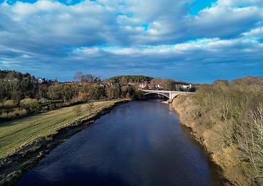 River Bridge Landscape