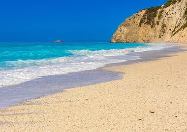 Tropical Beach Scene, Lefkada, Greece
