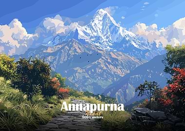 Annapurna Mountain Range