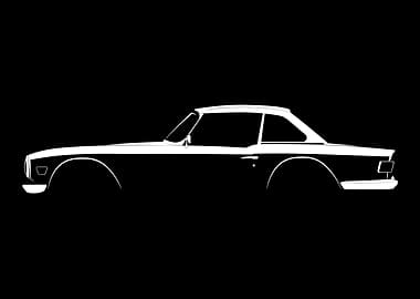 TR6 Hardtop Silhouette