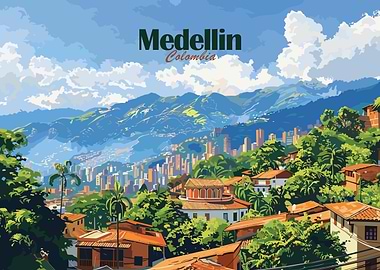 Medellin Cityscape