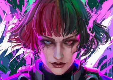 Fragpunk Female Character