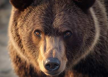 Close-up Grizzly Bear