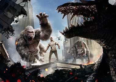 Rampage Movie Poster