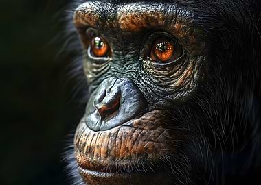 Chimpanzee Portrait