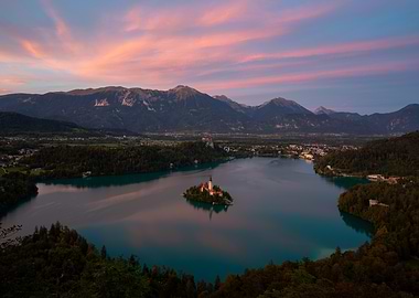Lake Bled Sunset