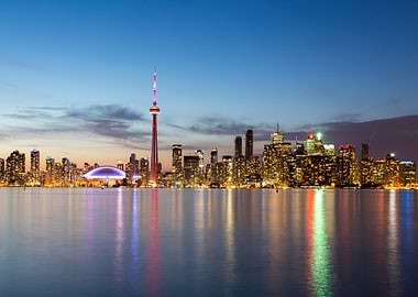 Toronto Skyline at Dusk