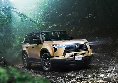Lexus GX 550 SUV in Forest