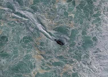 Jet Ski on Ocean Waves