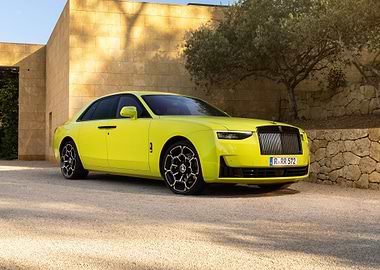 Yellow Rolls Royce Ghost