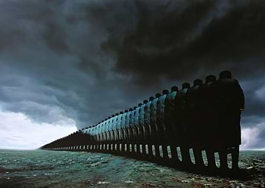 Zdzislaw Beksinsk Silhouettes in Line