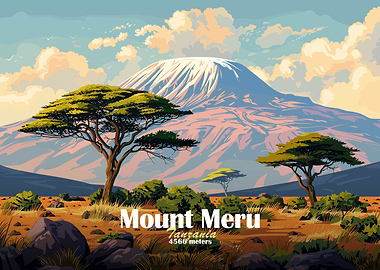 Mount Meru, Tanzania