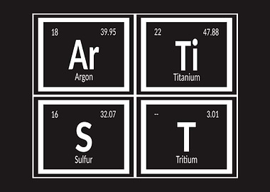 Artist Periodic Table