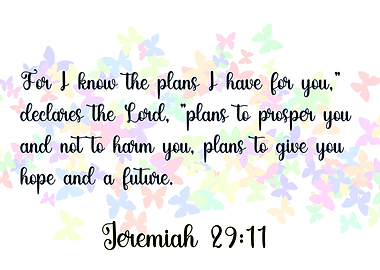 Jeremiah 29:11 Bible Verse