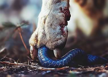 Lamb Crushing The Snake