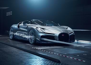 Bugatti Supercar Wind Tunnel