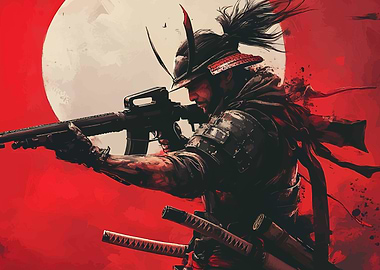 Samurai with Rifle