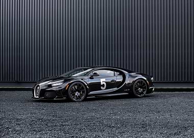 Black Bugatti La Voiture Noire