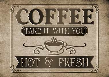 Coffee Vintage Sign