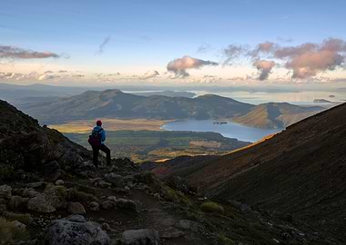 Mountaintop View, New Zealand