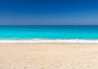 Tropical Beach Seascape, Lefkada, Greece