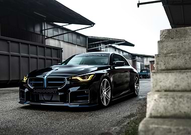 Black BMW Coupe