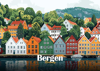 Bergen, Norway Cityscape