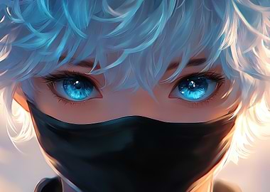 Blue Eyed Anime Girl