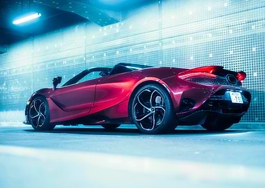 Red McLaren 765LT Spider