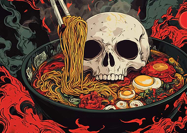 Skull Ramen Bowl