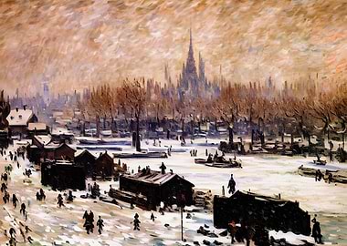 Snow-Covered Amsterdam