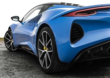 Lotus Emira First Edition Seneca Blue Sports Car
