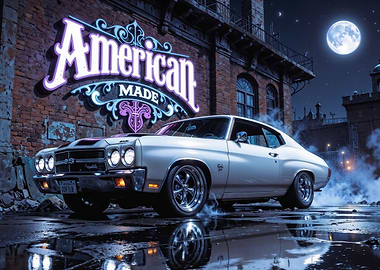 Classic American Muscle Car