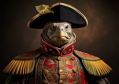 Turtle Admiral Portrait