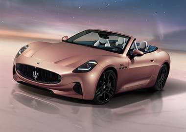 Rose Gold Maserati Convertible
