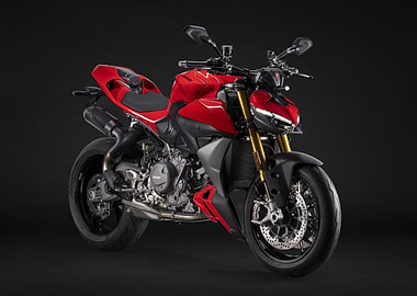 Red Ducati Streetfighter V4