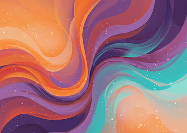Abstract Swirling Colors