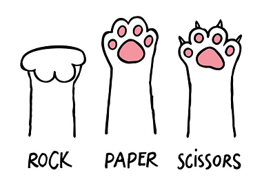 Cat Paw Rock Paper Scissors