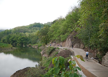 Scenic Roadside Running