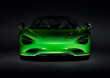 Green McLaren Sports Car