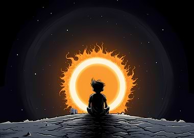 Silhouette Against the Sun