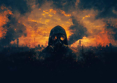 Post-Apocalyptic Gas Mask