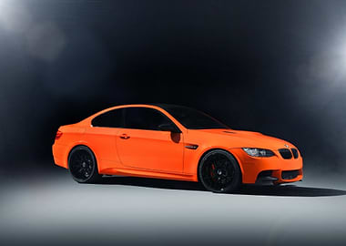 Orange BMW M3