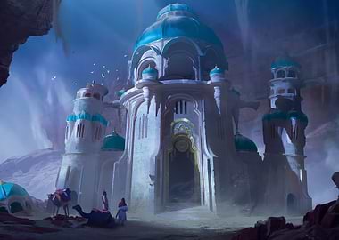 Mystical Desert Temple