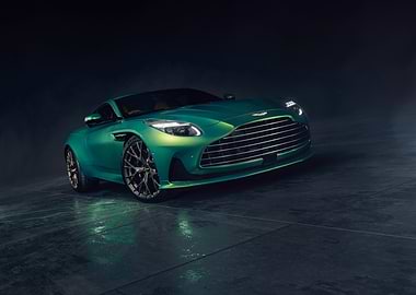 Aston Martin Green Coupe