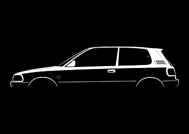 Corolla FX (E90) Silhouette