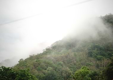Misty Mountain Landscape