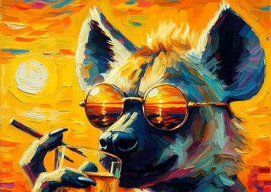 Hyena Sunset Chill