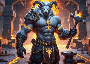 Ilmarinen – The Divine Blacksmith | Kalevala Art