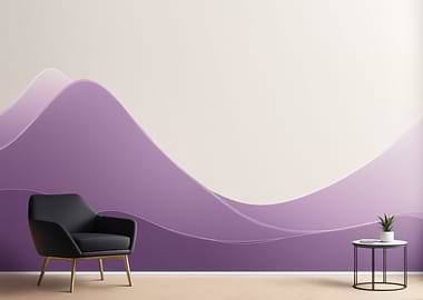 Purple Wave Wall Art